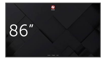 Monitor informacyjny Avtek DS 86" - 24/7 + Moduł WiFi/BT