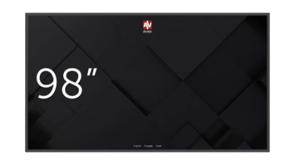 Monitor informacyjny Avtek DS 98" - 24/7 + Moduł WiFi/BT