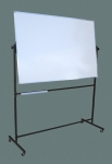 Tablica typu A, biała, na stojaku, obrotowa 1,0 m x 1,50