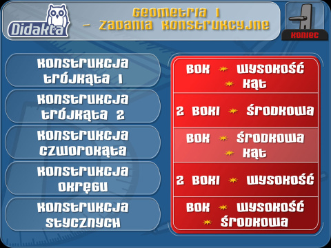 Didakta - Multilicencja nieograniczona czasowo - Geometria 1 - Zadania konstrukcyjne Didakta - Multilicencja nieograniczona czasowo - Geometria 1 - Zadania konstrukcyjne