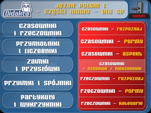 Didakta - Multilicencja nieograniczona czasowo - Język polski 1 - Części mowy dla SP Didakta - Multilicencja nieograniczona czasowo - Język polski 1 - Części mowy dla SP