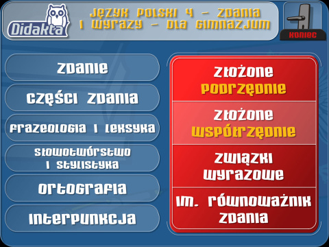 Didakta - Multilicencja nieograniczona czasowo - Język polski 4 - Części zdania, ortografia i stylistyka Didakta - Multilicencja nieograniczona czasowo - Język polski 4 - Części zdania, ortografia i stylistyka