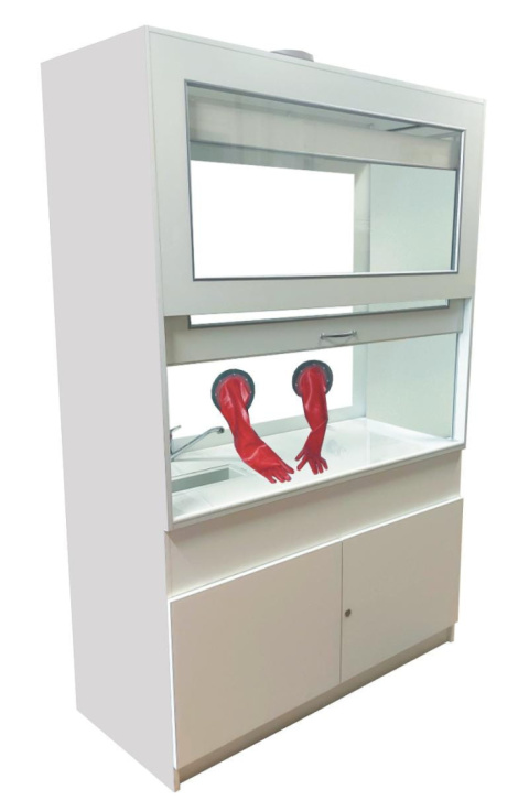 Dygestorium laboratoryjne PRO-III z komorą rękawicową Dygestorium laboratoryjne PRO-III z komorą rękawicową