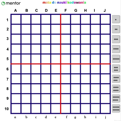 Mata dwustronna Kodowanie + STEM mini 110 x 110 cm