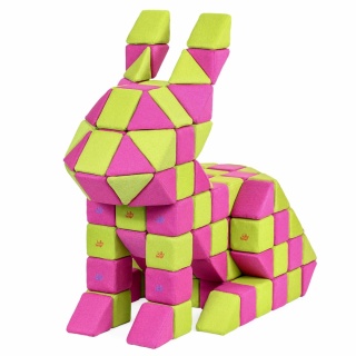 Klocki magnetyczne JollyHeap Joy Zając BONNIE - 150 szt
