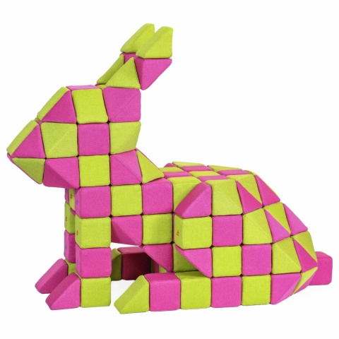 Klocki magnetyczne JollyHeap Joy Zając BONNIE - 150 szt