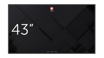 Monitor informacyjny Avtek DS 43" - 24/7 + Moduł WiFi/BT