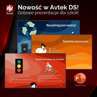 Wirtualna gazetka szkolna Avtek DS 43" - monitor + wieczysta licencja + montaż