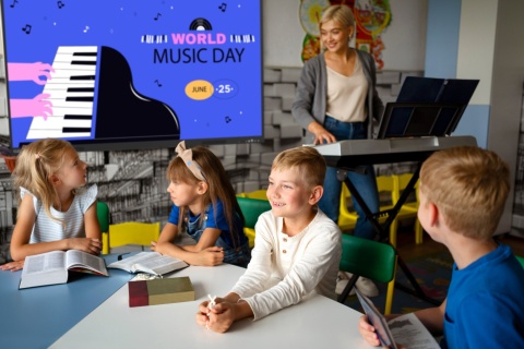 Monitor interaktywny Clevertouch X5 75" 4K Android | 8GB RAM – do szkół i firm Monitor interaktywny Clevertouch X5 75" 4K Android | 8GB RAM – do szkół i firm