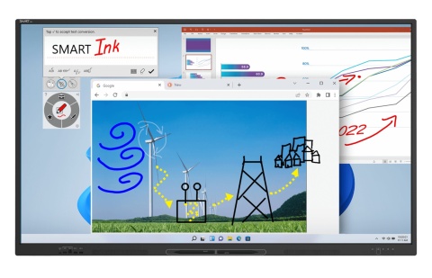 Monitor interaktywny SMART SBID-GX186 V3 86" 4K Android | do szkół i firm