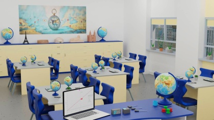 Kompleksowa pracownia geograficzna - 26 stanowisk (do 35 000 zł)