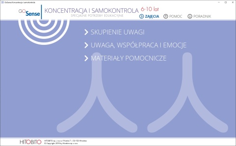 GoSense. Koncentracja i samokontrola.