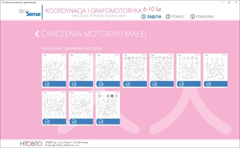 GoSense. Koordynacja i grafomotoryka