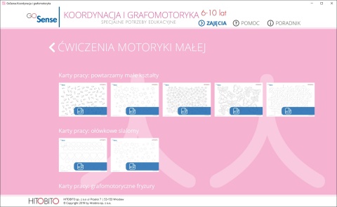 GoSense. Koordynacja i grafomotoryka