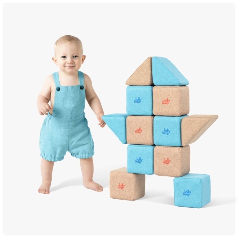 Klocki magnetyczne JollyHeap Zestaw Pixi - 12 szt