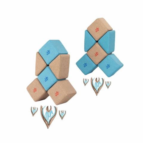 Klocki magnetyczne JollyHeap Zestaw Pixi - 12 szt