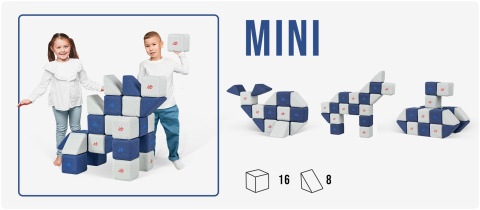 Klocki Magnetyczne JollyHeap Mini – 24 szt