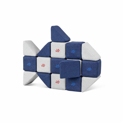 Klocki Magnetyczne JollyHeap Mini – 24 szt