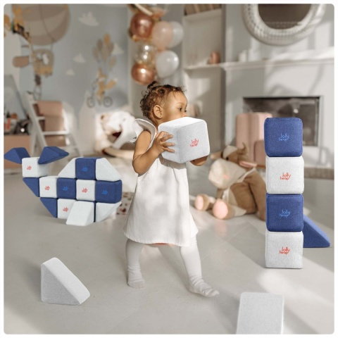 Klocki Magnetyczne JollyHeap Mini – 24 szt