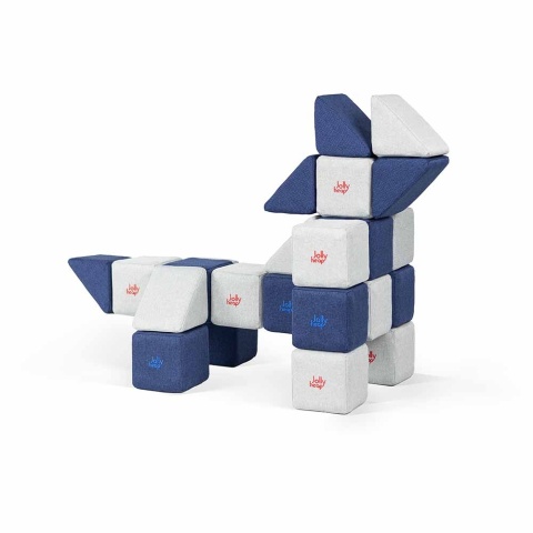 Klocki Magnetyczne JollyHeap Mini – 24 szt