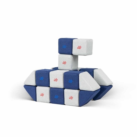 Klocki Magnetyczne JollyHeap Mini – 24 szt