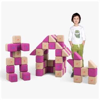Zestaw klocków JollyHeap Basic - 100 szt