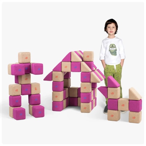 Zestaw klocków JollyHeap Basic - 100 szt Zestaw klocków JollyHeap Basic - 100 szt