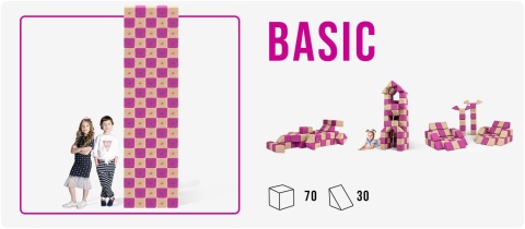 Zestaw klocków JollyHeap Basic - 100 szt Zestaw klocków JollyHeap Basic - 100 szt