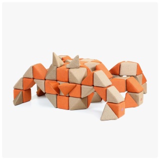 Klocki magnetyczne JollyHeap Creative Pajączek CLEO - 100 szt
