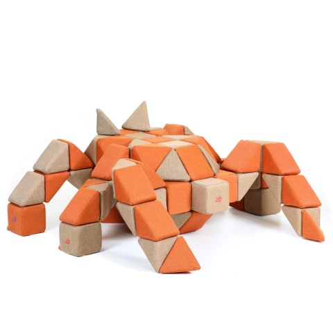 Klocki magnetyczne JollyHeap Creative Pajączek CLEO - 100 szt