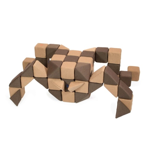 Klocki magnetyczne JollyHeap Creative Pajączek CLEO - 100 szt
