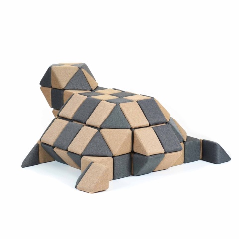 Klocki magnetyczne JollyHeap Creative Żółw TAPI-TUK - 100 szt