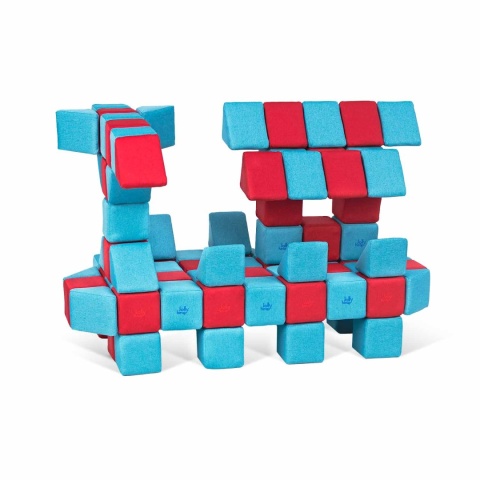 Klocki magnetyczne JollyHeap Zestaw Joy - zabawka do terapii SI - 150 szt