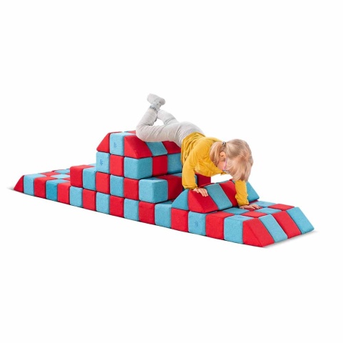 Klocki magnetyczne JollyHeap Zestaw Joy - zabawka do terapii SI - 150 szt