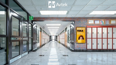 Cyfrowa gazetka szkolna Avtek DS 86" - monitor + wieczysta licencja + montaż VAT 0%