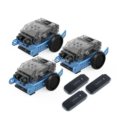 Makeblock - zestaw 3x mBot2 + 3x Bluetooth + ładowarka