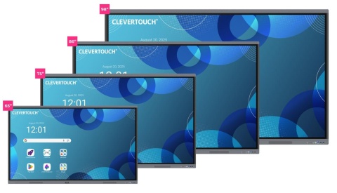 Monitor interaktywny Clevertouch ProSeries3 75" 4K Android 14 | 16GB RAM – do szkół VAT 0%