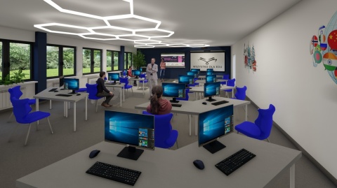 Nowoczesna pracownia komputerowa AIO dla szkół – 25 stanowisk +1 | wersja kompleksowa