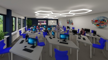 Nowoczesna pracownia komputerowa AIO dla szkół – 15 stanowisk +1 | wersja kompleksowa