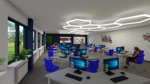 Nowoczesna pracownia komputerowa AIO dla szkół – 15 stanowisk +1 | wersja kompleksowa