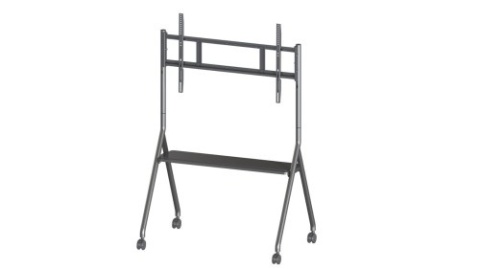 „Statyw mobilny myBoard Base ST005 43-98 cali | Regulowany stojak do monitora edukacyjnego i konferencyjnego”