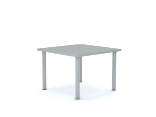 Stół CLASSIC Kwadrat 750x750 z regulacją 4-6