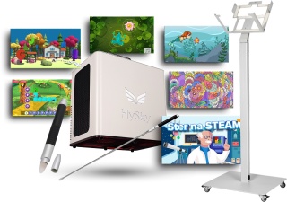 Zestaw FlySky Extra + Stojak mobilny GO MAX + Ster na STEAM