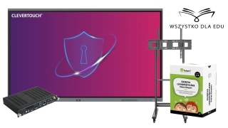 Zestaw Logopedia Expert - monitor interaktywny Clevertouch 65" + Komputer OPS + programy EDU VAT 0%