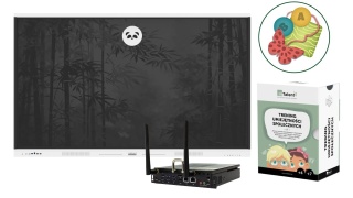 Zestaw Rewalidacja - monitor interaktywny Panda 75" + Komputer OPS + programy EDU