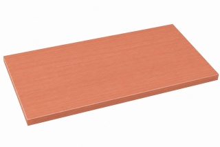Blat stolika szkolnego 1-os. 75 x 50 cm, obrzeże PCV 2 mm - WIŚNIA