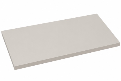 Blat stolika szkolnego 2-os. 130 x 50 cm, obrzeże PCV 2 mm - POPIEL