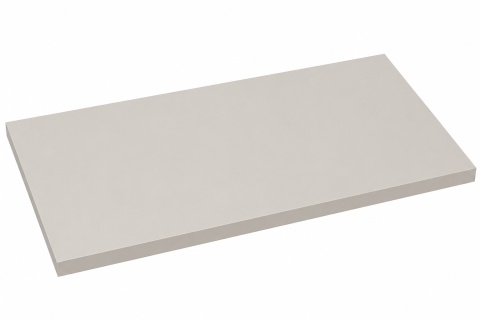 Blat stolika szkolnego 2-os. 130 x 50 cm, obrzeże PCV 2 mm - POPIEL