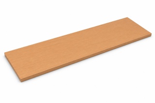 Blat stolika szkolnego 2-os. laminat HPL 130 x 50 cm, obrzeże PCV 2 mm - BUK
