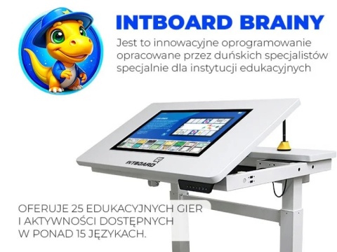 Interaktywne biurko INTBOARD STADY 24″ na Android + Zestaw programów edukacyjnych INTBOARD BRAINY VAT 0%